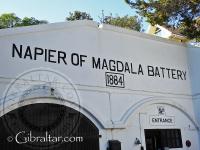 Entrada a la Batería de Napier de Magdala