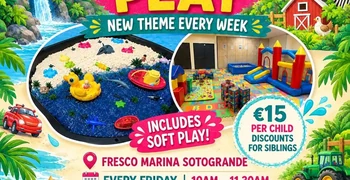 Tiny Tuff Explorers Messy Play at Fresco Marina Sotogrande