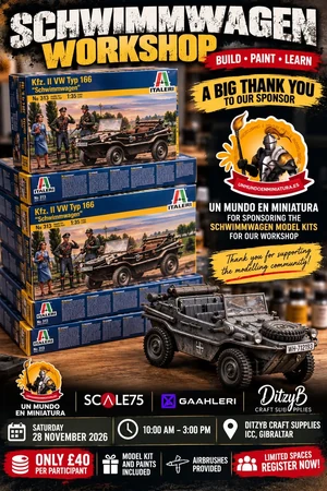 Schwimmwagen Model-building and Painting Workshop