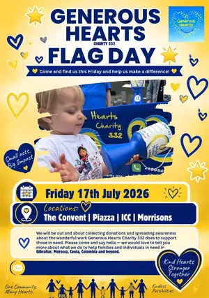 Generous Hearts 332 Charity Flag Day