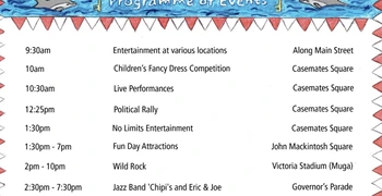 Gibraltar National Day 2026 Programme