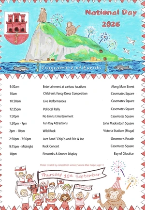 Gibraltar National Day 2026 Programme