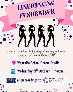 Linedancing Fundraiser for Cancer Research UK