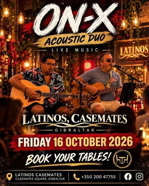 ON-X Acoustic Duo Live at Latino’s Casemates
