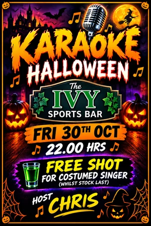 Halloween Karaoke with Chris at The Ivy Sports Bar