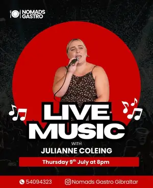 Julianne Coleing Live at Nomads Gastro