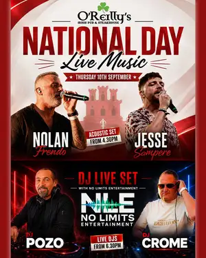 National Day Live Music at O'Reilly's