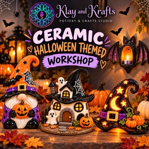 Ceramic Halloween Workshops at Klay & Krafts