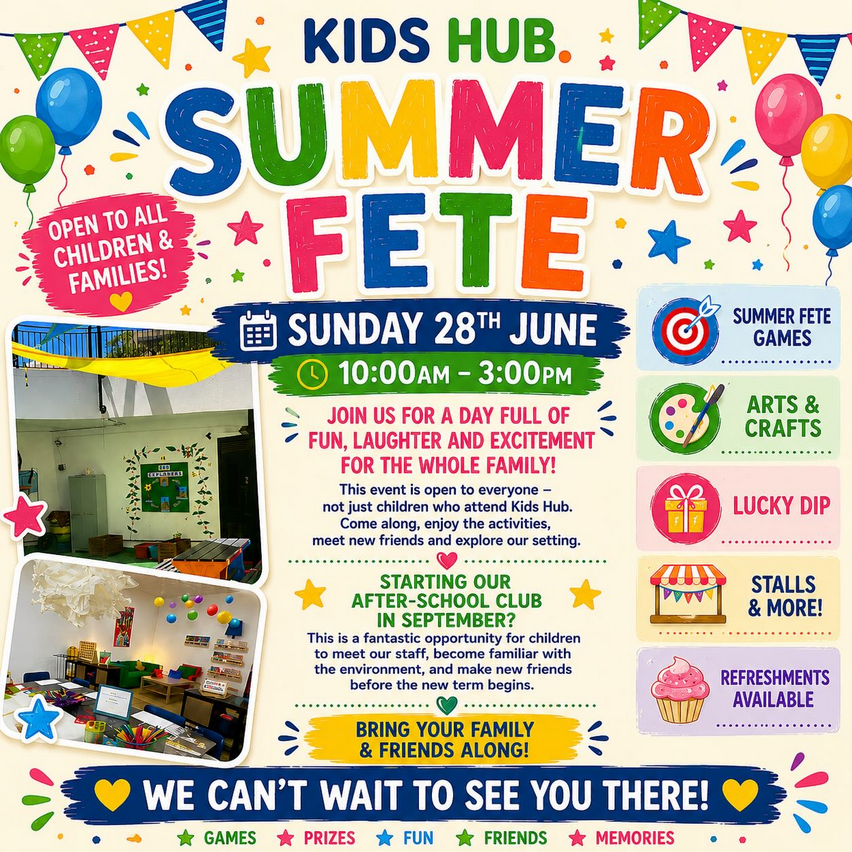 KIDS HUB SUMMER FETE