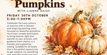 Autumn Watercolour Pumpkins with Lianne Agius