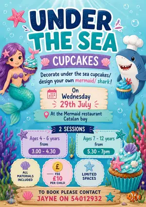 Under the Sea Cupcakes