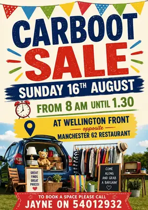 Carboot Sale at Wellington Front