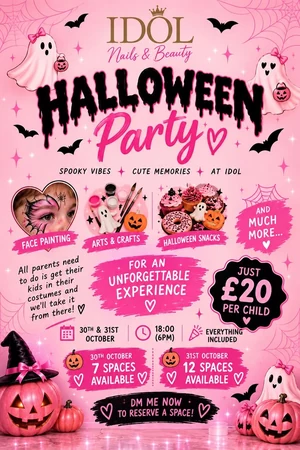 IDOL Nails & Beauty Children’s Halloween Parties