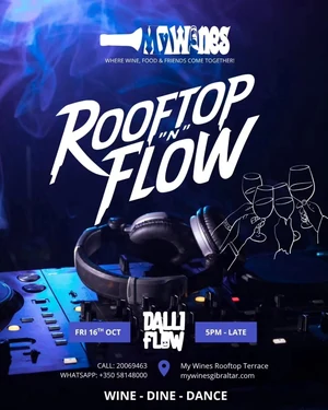 Rooftop N Flow with DJ Dalliflow at My Wines