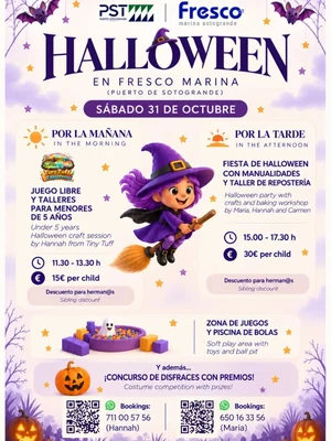 Halloween Crafts and Baking at Fresco Marina