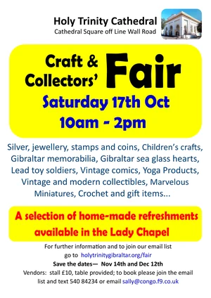 Craft & Collectors Fair at Holy Trinity Cathedral