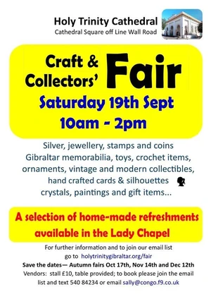 Craft & Collectors Fair at Holy Trinity Cathedral