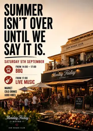 Saturday Market and Live Music at San Roque Club