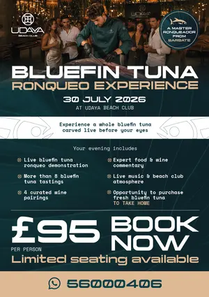 Bluefin Tuna Ronqueo Experience at Udaya Beach Club