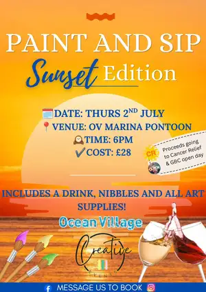 Paint and Sip Sunset Edition