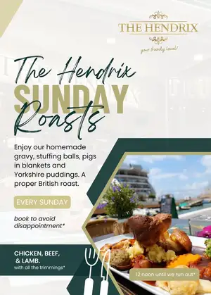 Sunday Roasts at The Hendrix Pub