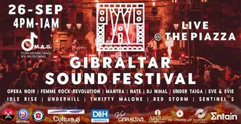 Gibraltar Sound Festival at Piazza