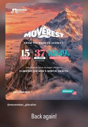 Moverest Charity Walk for GibSams