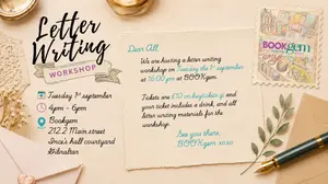 Letter Writing Workshop at BOOKgem