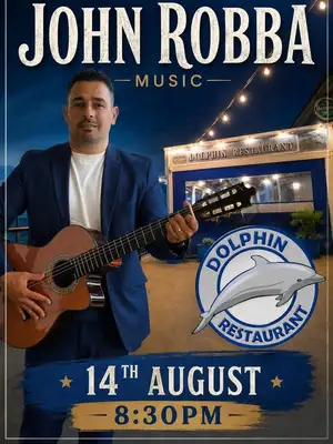 John Robba Live at Dolphin Restaurant & Beach Bar