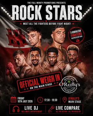 Rock Stars Official Weigh-In at O'Reilly's