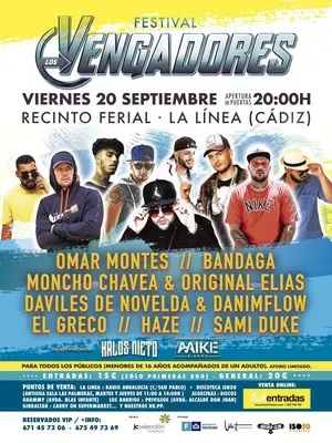 Los Vengadores Reggaeton Festival La Linea