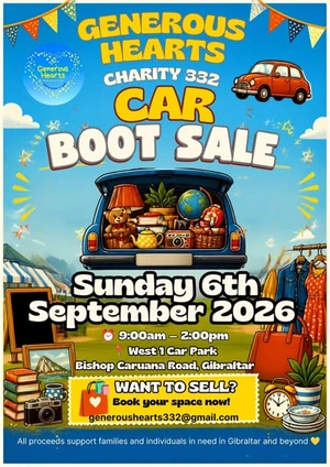 Generous Hearts Charity Car Boot Sale
