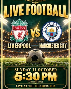 Liverpool vs Manchester City Screening at The Hendrix Pub