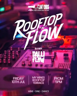 Rooftop N Flow with DJ Dalliflow at My Wines