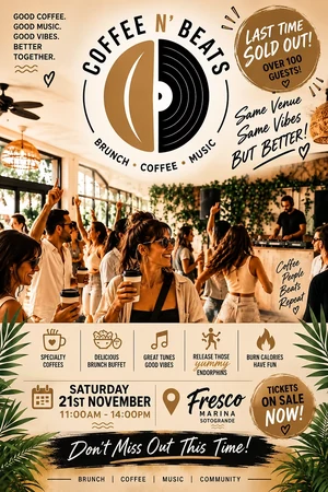 Coffee N’ Beats — Part Two at Fresco Marina