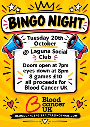Bingo Night for Blood Cancer UK