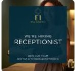 Receptionist - E1 Spa & Wellness