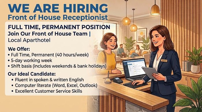 Front of House Receptionist