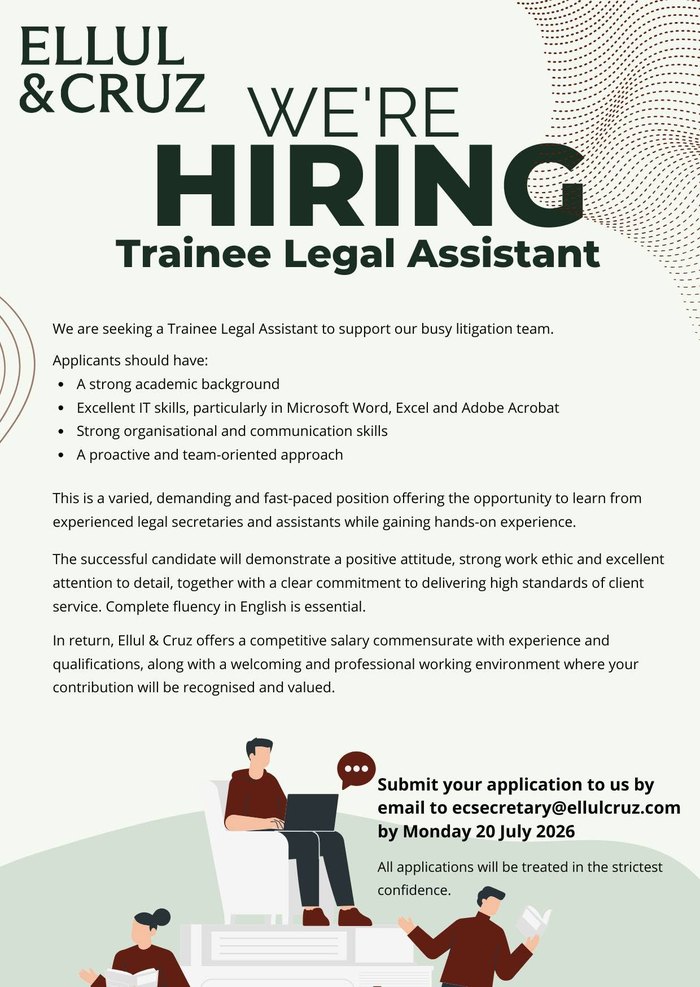 Trainee Legal Assistant