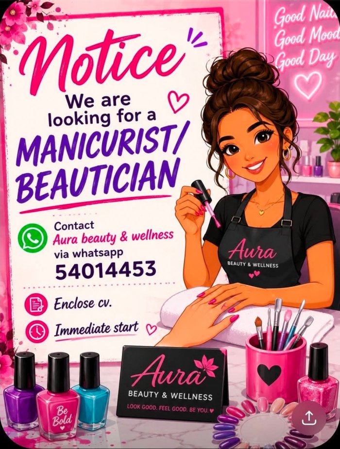 Manicurista / Terapeuta de Belleza