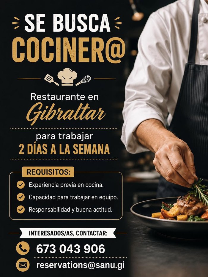 Chef / Cook (2 Days per Week)
