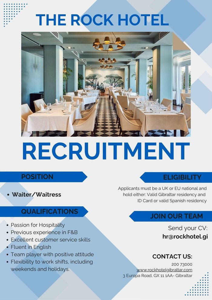 Waiter / Waitress