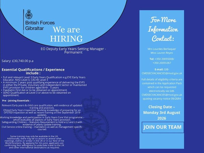 Subdirector/a de centro de educacion infantil EO