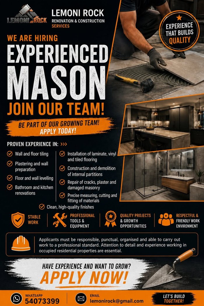 Experienced Mason