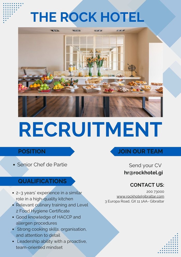 Senior Chef de Partie