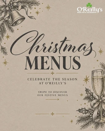 O'Reilly's: £10 in Vouchers with Early Festive Bookings
