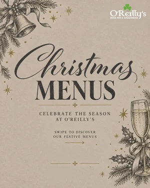 O'Reilly's: £10 in Vouchers with Early Festive Bookings