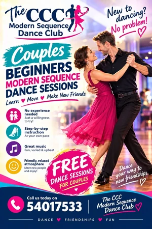 Free Beginner Sequence Dance Sessions for Couples