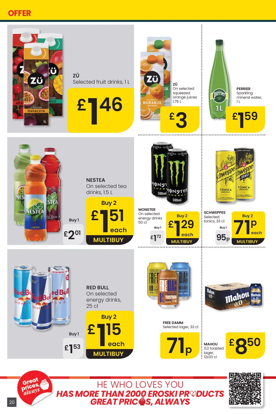 Selected Soft Drink and Energy Drink Multibuys