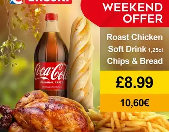 Eroski Weekend Offer - Roast Chicken Meal for GBP 8.99
